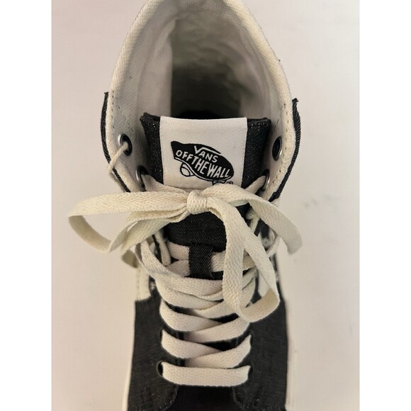 Vans Unisex Denim Sk8-Hi Tapered Stackform Sneakers, M6.5, W8.0 - Picture 6 of 9